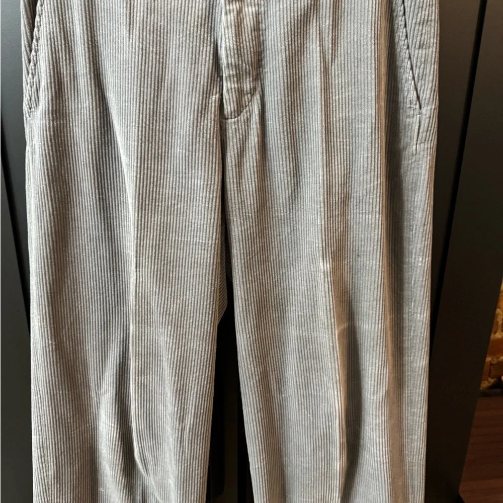 Men's Gray Corduroy Pants - Picture 4 of 9